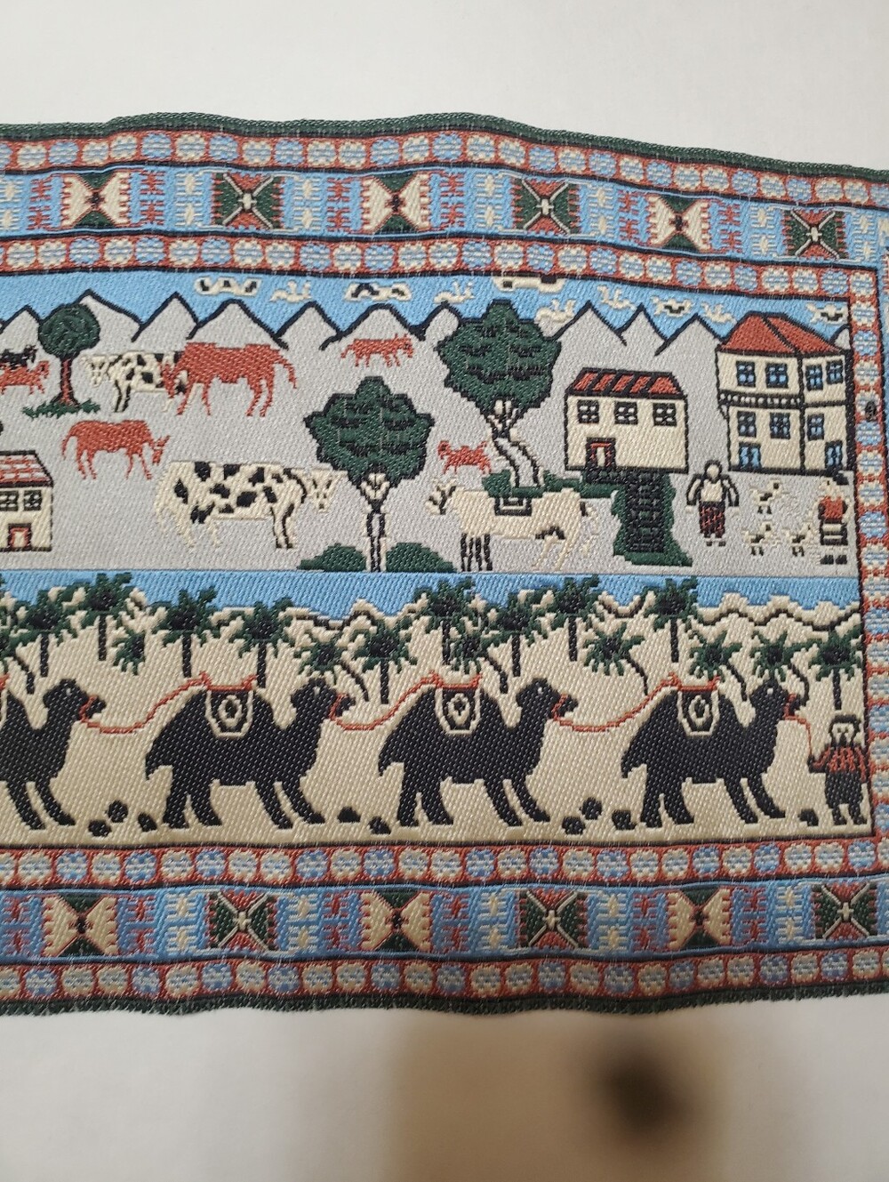 Handwoven Miniature Rug - Picture 4 of 5